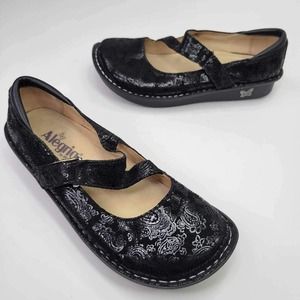 Alegria Paisley Mary Jane Shoes Size 38 Women’s Comfort 8 / 8.5 US Black Jill
